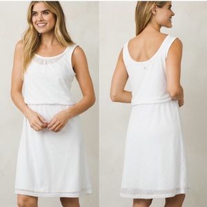 Prana Corpa White Tank mini Dress